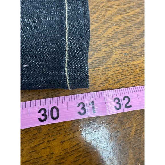 Coogi Jeans Womens 16 Blue Dark Wash Straight Leg Stretch Embroidered Pockets - Picture 7 of 8